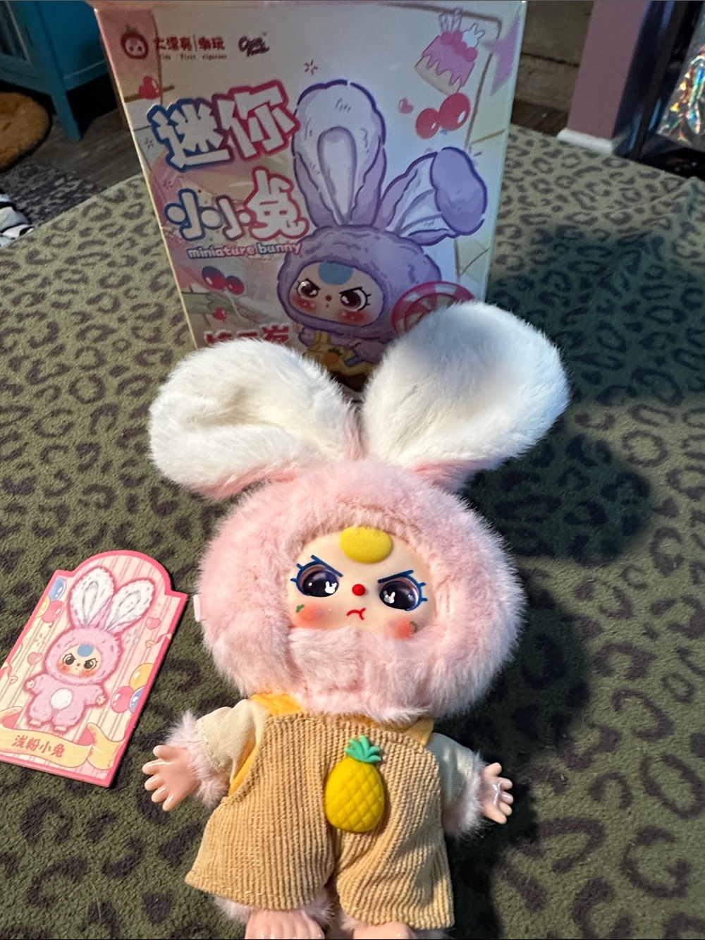 🚨2/$15🚨 Baby Three Miniature Bunny - Light Pink Bunny